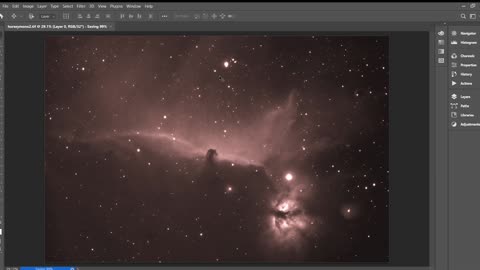 From Mild to Wild Horsehead Nebula Realtime Processing