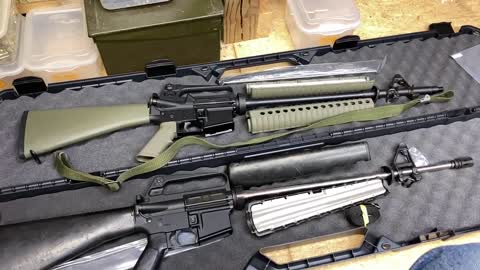 Retro AR rifle builds
