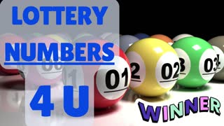 LOTTERY NUMBERS FOR U