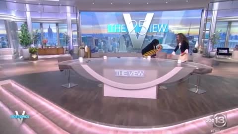 The View's Joy Behar FACE PLANTS Live On TV