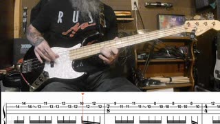 Bass cover of Driven, live in Rio by Rush