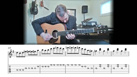 The Wabash Cannonball - Bluegrass Carter Style Flatpicking Guitar Lesson (Sheet Music + TAB)