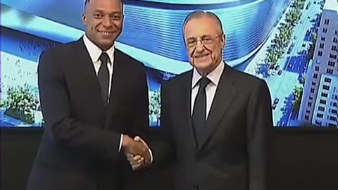 Mbappe and Florentino Perez