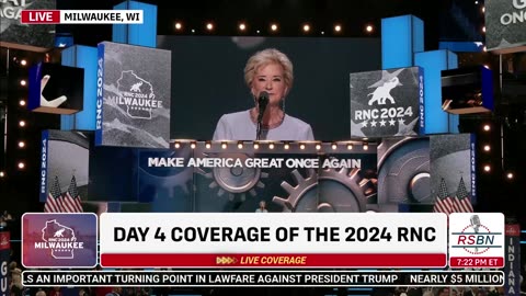 WATCH: Linda McMahon at 2024 RNC in Milwaukee, WI - 7/18/2024