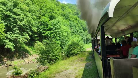 Mocăniţa - The legendary train 1988 from Romania Vişeu de Sus!