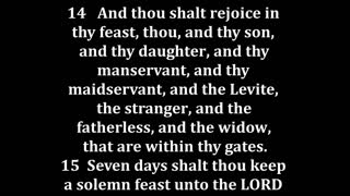 Deuteronomy 16 King James version