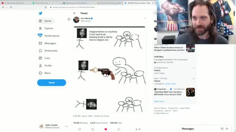 ELON MUSK TWEETS ABOUT SHOOTING COMMIES
