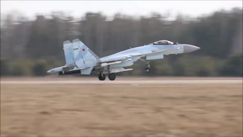 Participation Of Su-35 Aircraft Of The Russian Aerospace Forces In A Special Military Operation.