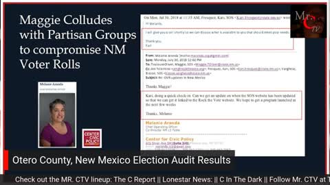 New Mexico Election Audit: Collusion Between State Officials & NGO/Non-Profits