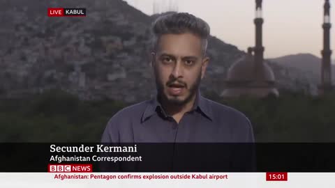 BBC reports that "a suicide bomber blew himself close to the Abbey Gate entrance" of Kabul Airport.