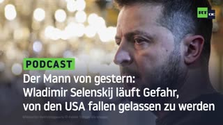 Der Mann von gestern: Wladimir Selenskij läuft Gefahr, von den USA fallen gelassen zu werden