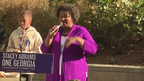 Stacey Abrams: We Saw Record Voter Turnout.... And Voter Suppression Is Alive and Well!