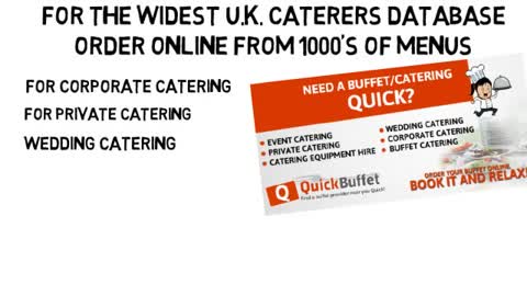 Catering Quotes - Quality Party Buffet Caterers in London, Essex, Kent, Hertfordshire, Surrey