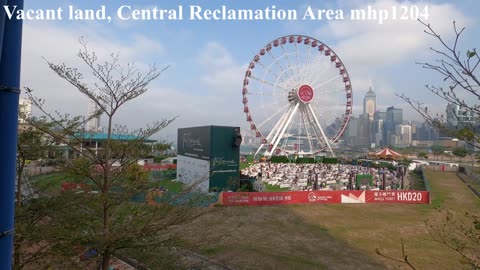 中環填海區空地 Vacant land in the Central Reclamation Area, Hong Kong, mhp1204, Mar 2021