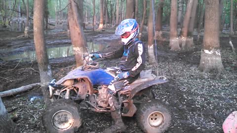 Tree Trunk Clocks ATV Driver