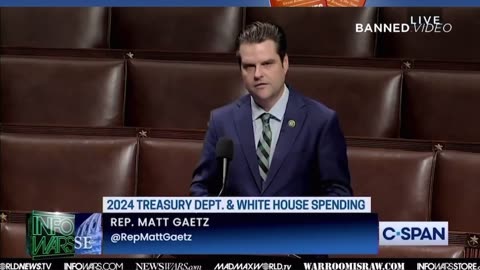 FBI | Matt Gaetz with MIC DROP rebuttal to FBI's request for $300 Million