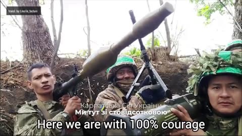 Terrifying Colombian Volunteers in the Ukrainian Armed Forces