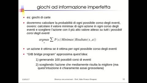 IA21.3 Ricerca con Avversari: estensioni a casi realistici