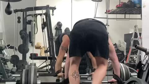 500 pound deadlift after a full workout