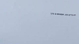 "Let’s Go Brandon" banner flies over the Georgia/Missouri game.