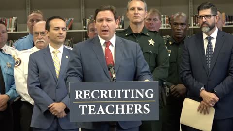 Gov. Ron DeSantis reacts to claims that no one could have forseen how destructive school closures would be