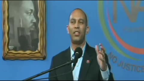 Rep Jeffries Calls POTUS A Grand Wizard At Sharpton's Conference