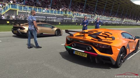 Supercars Drag Racing - Aventador SVJ, 1200HP GT-R, 480HP Golf 7 R, RENNtech C63 S, 740HP RS6 C7