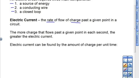Electric Current Lesson