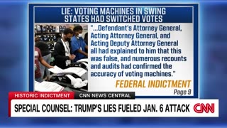 21 Donald Trump election lies listes in his in new indictment.