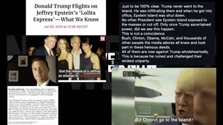 FLASHBACK | Donald Trump's statement about Clinton & Epstein Island