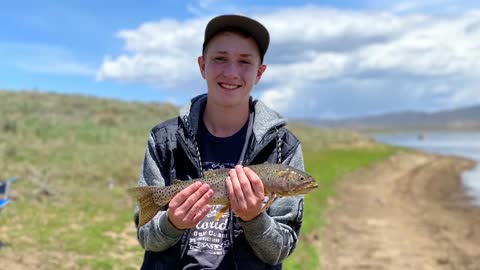 Strawberry Reservoir, fishing with the kids