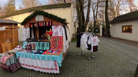 Estaba visitando el mercado de navidad a los reyes de Rumania en Transilvania