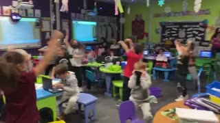 Watch Kids Celebrate No More Masks at a Nevada Elementary School