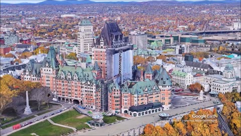 The Fairmont Le Château Frontenac is a historic hotel in Quebec City, Quebec, Canada