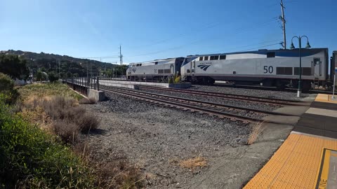 Amtrak Train #5 California Zephyr in Martinez Ca 9/3/23