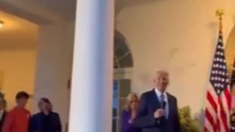 Stretchy Biden...come on, what will it take for the sleeping masses to wake up?