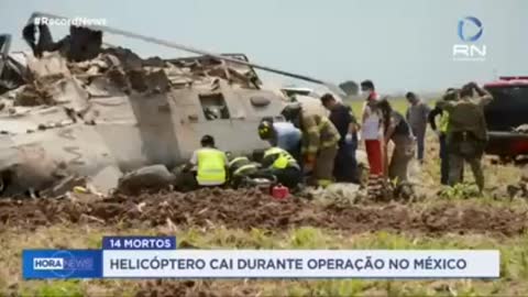 Helicopter crash leaves 14 dead