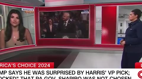 Donald Trump's reaction to Kamala Harris' VP pick