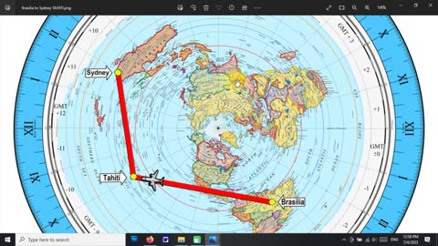 BREAKING NEWS_ Another Flight Route Proving FLAT EARTH