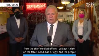 Premier of Ontario Doug Ford says "there is no hidden agenda"