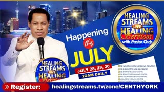 HEALING STREAMS LIVE HEALING SERVICE WITH PASTOR CHRIS LIVE DAY 1, JULY 28 - 2023