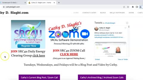 SRC4U Software Zoom Call 5.9.2002 by Cathy D. Slaght