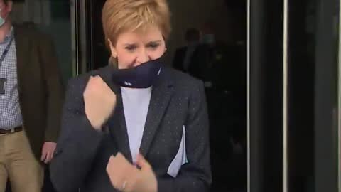 Nicola Sturgeon Vaccine (HOLD ON A MINUTE.... Play that back again)