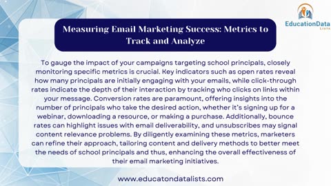 Effective Strategies For Email List of School Principals for Marketing