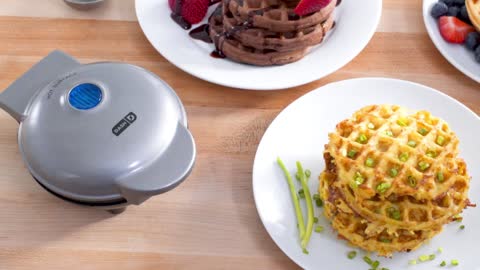 Dash Mini Maker: The Mini Waffle Maker Machine for Individual Waffles Paninis