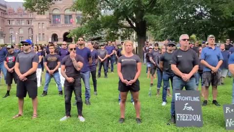 TRUE CANADIAN HEROES!! YOUR FELLOW CANADIAN CITIZENS AND PATRIOTS WORLDWIDE, LOVE AND HONOR YOU!! (RUMBLE SUPPRESSED VIDEO)