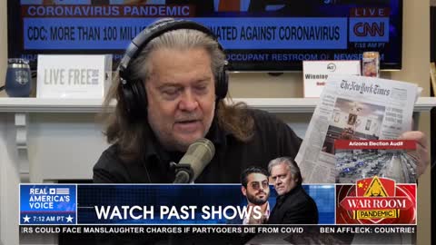 Bannon Reveals Big Media's Next Phase of Information Warfare on Covid Vaccines