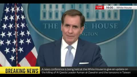 Inept US John Kirby avoids answering the question from a Journalist - LIVE