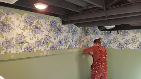 Basement bathroom PART 2- wall face lift! AMAZING!