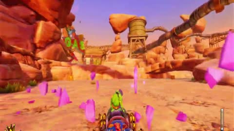 Crash Team Racing Nitro Fueled - Rocky Road Crystal Grab Gameplay